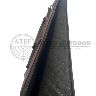 Atef TK-008 Kahverengi Lüks Cepli 71 Cm Namlu Tüfek Kılıfı