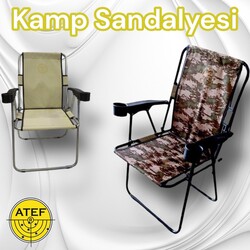 Atef - Çift Bardaklı Kamp Sandalyesi
