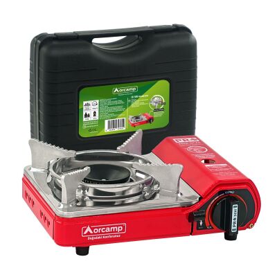 CK-506 Tekli Mini Portatif Ocak Kırmızı - 1