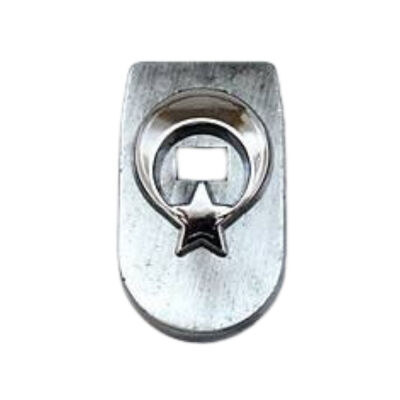 ŞARJÖR ALTI METAL KAPAK GÜMÜŞ - 1